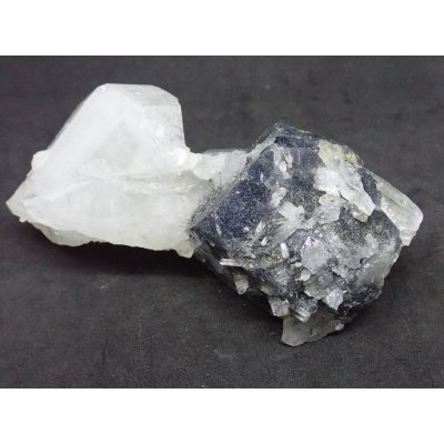 画像1: 中国産   輝蒼鉛鉱入りフローライトと水晶　蛍石【2208007】