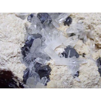 画像6: コソボ産 閃亜鉛鉱と水晶【2311004】