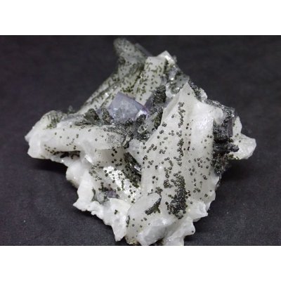 画像2: 中国産 水晶、緑泥石、フローライト【2311019】