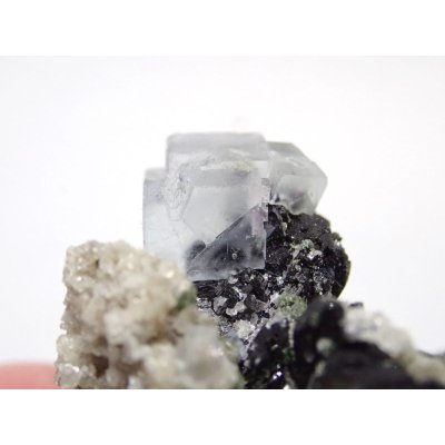 画像5: 中国産 鉄重石、水晶、フローライト【2311036】