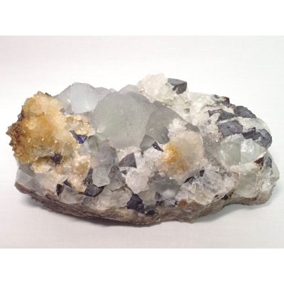 画像1: 中国内モンゴルのフローライト、水晶、方鉛鉱