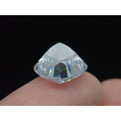 画像3: 11×11mm ハートシェイプ貼り合わせ キュービックジルコニア  03