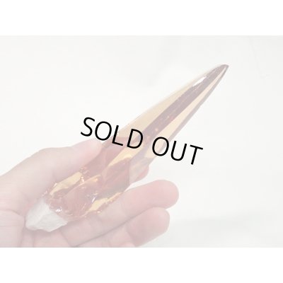 画像4: キュービックジルコニア原石 シャンパンカラー スカルメルティング法【G240215】