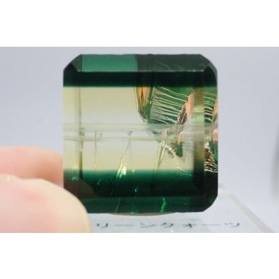 画像7: 合成グリーンクォーツキューブ【G240222】