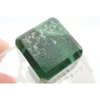 画像5: 合成グリーンクォーツキューブ【G240222】