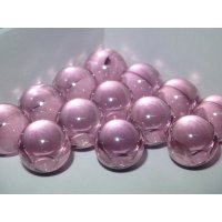キュービックジルコニア 丸玉 ピンク 直径10ｍｍ【G240232】