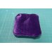 画像1: 鉱物座布団　ミニサイズ　紫 (1)