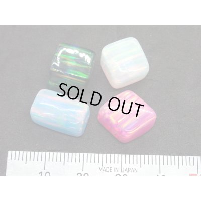画像2: 国産合成オパール タンブルセット 樹脂20%含有タイプ D【G250538】