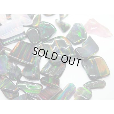 画像3: 国産合成オパール 小さなタンブル多めセット 樹脂20%含有タイプ 【G250541】