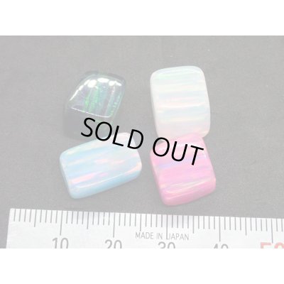 画像1: 国産合成オパール タンブルセット 樹脂20%含有タイプ D【G250538】