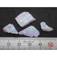 国産合成オパール 小さなカケラセット 樹脂未含有タイプ A【G250548】