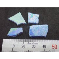 国産合成オパール 小さなカケラセット 樹脂未含有タイプ D【G250551】