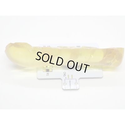 画像3: 合成イエローサファイア ハーフブール  クラックあり【G250567】