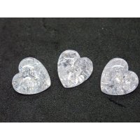 クラックド・キュービックジルコニア ハート【G250579】