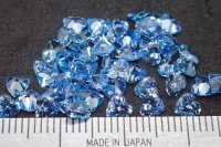 キュービックジルコニア ライトブルー ハート 100pcsセット【G250588】