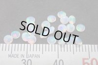 合成オパール Φ3mm ホワイト 20pcsセット【G250585】