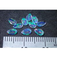 合成オパール ペアシェイプ 10pcsセット【G250591】