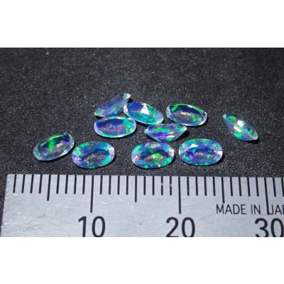 画像1: 合成オパール オーバル 10pcsセット【G250590】