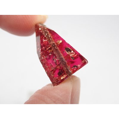 画像7: 合成バイカラーベリル　金属析出タイプ【G250811】