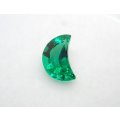 【ユニーク！】月の形の合成エメラルド  【G251102】