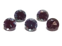 合成アレキサンドライト ラウンドΦ5ｍｍ 【G2451106】