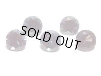 合成アレキサンドライト ラウンドΦ5ｍｍ 【G2451106】