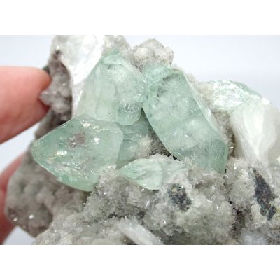 画像9: インド産 グリーンアポフィライトとスティルバイト【251104】