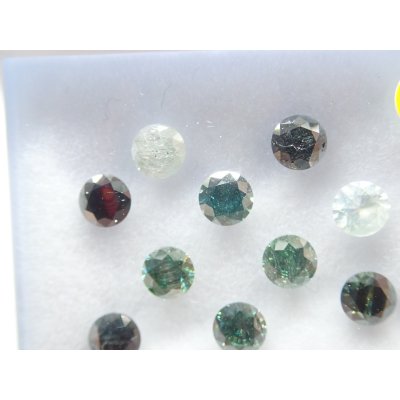 画像2: クラックド 合成モアサナイト セット 3【G251223】