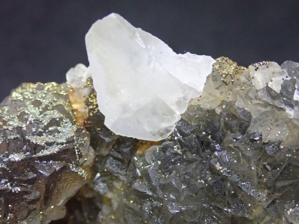 画像5: 中国産 フローライトとパイライト、カルサイト【2311002】 (5)