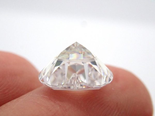 画像4: 11×11mm ハートシェイプ貼り合わせ キュービックジルコニア  01_28 (4)