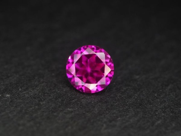 画像2: 合成ピンクサファイア  Φ5 【G2401044】 (2)