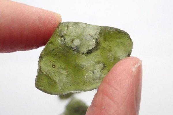 画像2: フェイク・モルダバイト（人工ガラス）【G240320】 (2)