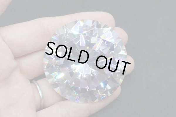 画像2: キュービックジルコニア Φ50mm【G240608】 (2)