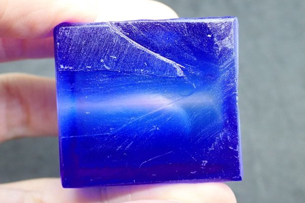 画像6: ロシア産 合成ブルークォーツ（シベリアンブルー）ブロック 04【G250104】 (6)