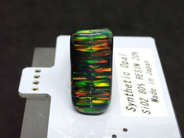 画像5: 国産合成オパール タンブル 樹脂20%含有タイプ I【G250523】 (5)