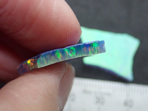 画像3: 国産合成オパール 小さなカケラセット 樹脂未含有タイプ C【G250550】 (3)
