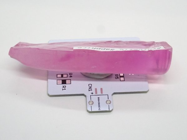 画像3: 合成ピンクサファイア ハーフブール 【G250566】 (3)