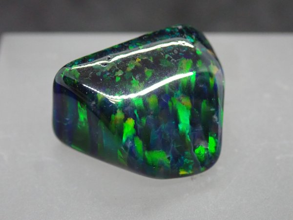 画像2: 国産合成オパール タンブル  樹脂20%含有タイプ D【G250564】 (2)