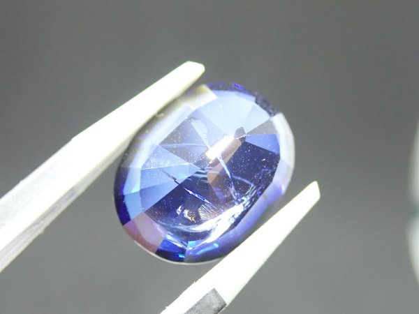 画像5: 合成サファイア クラックあり 【G250833】 (5)