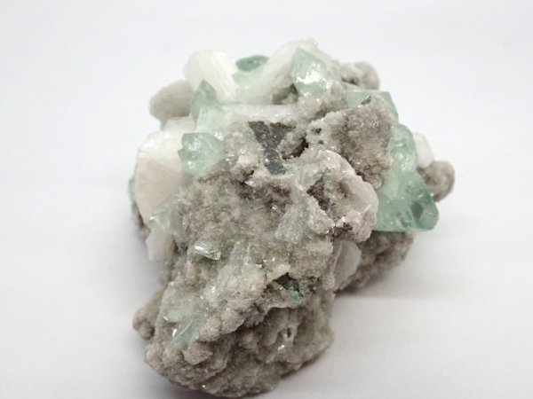 画像2: インド産 グリーンアポフィライトとスティルバイト【251104】 (2)